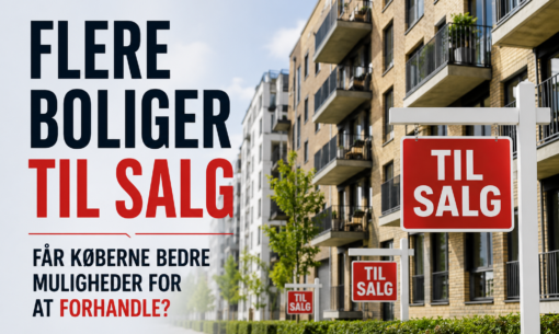 Flere boliger til salg i København kan styrke boligkøbernes position